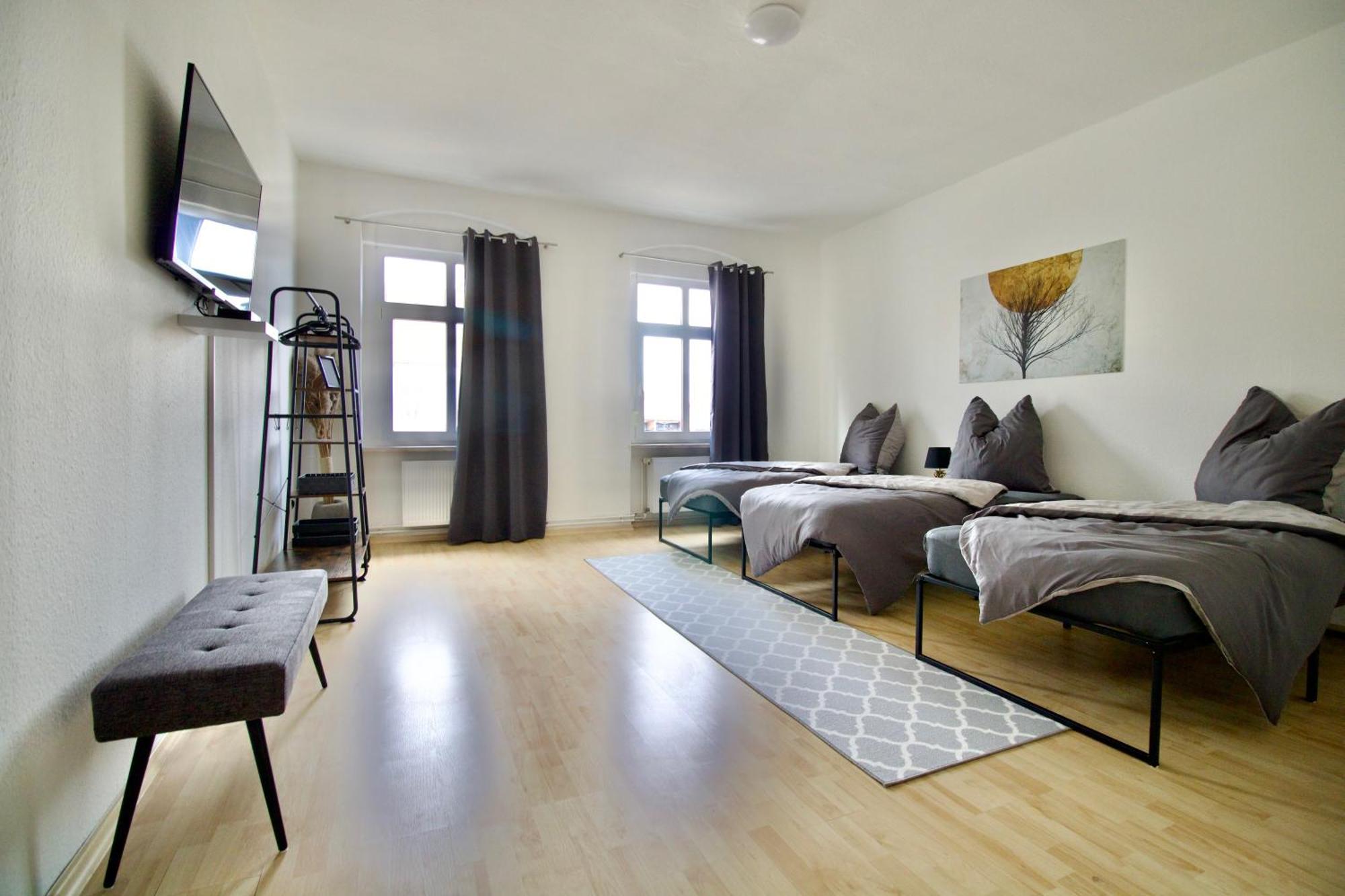 Gemuetliches Innenstadtnest, Zentrale Lage, 88Qm, Kostenfreier Parkplatz, Fuer Bis Zu 6 Personen 콧부스 외부 사진